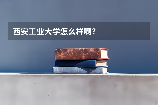 西安工业大学怎么样啊?