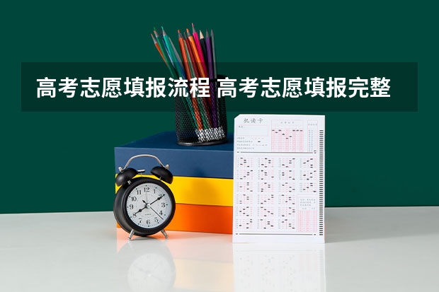 高考志愿填报流程 高考志愿填报完整流程