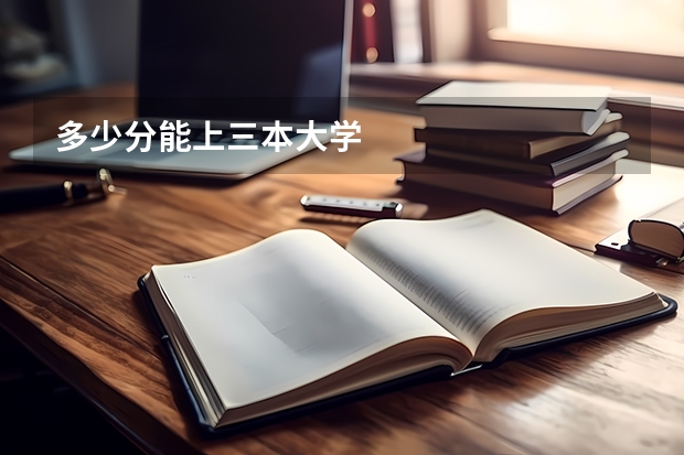 多少分能上三本大学