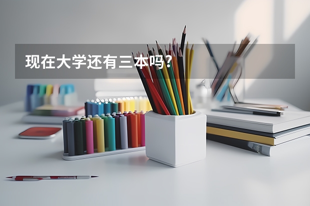 现在大学还有三本吗?