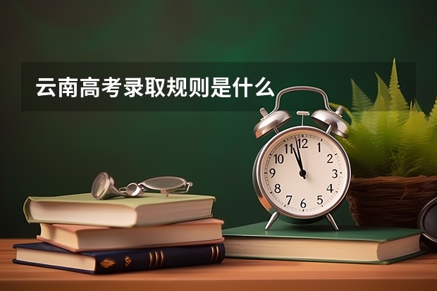 云南高考录取规则是什么