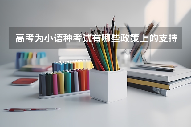 高考为小语种考试有哪些政策上的支持？