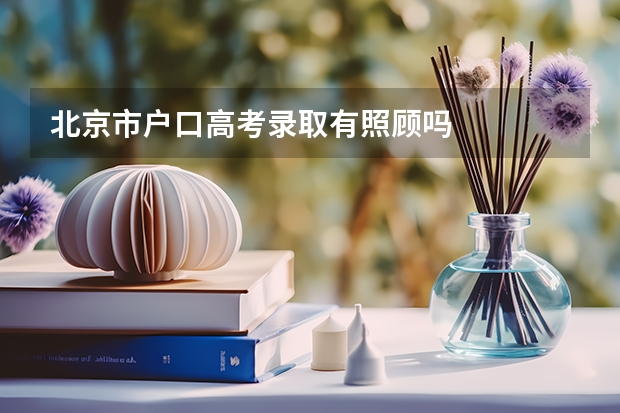 北京市户口高考录取有照顾吗