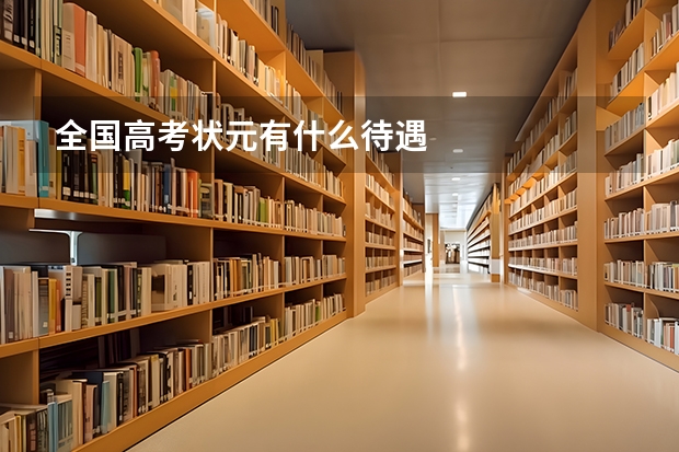 全国高考状元有什么待遇