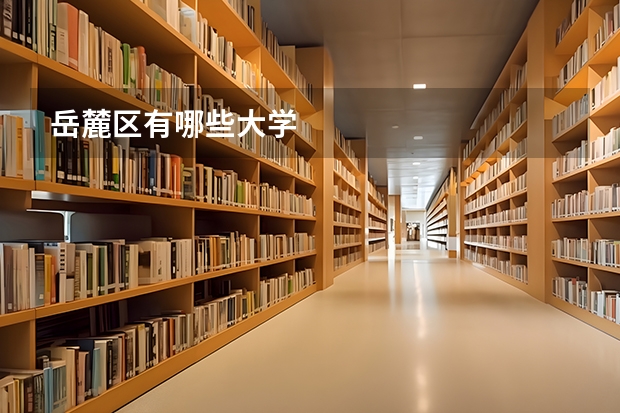 岳麓区有哪些大学