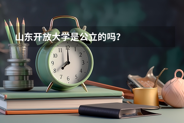 山东开放大学是公立的吗？