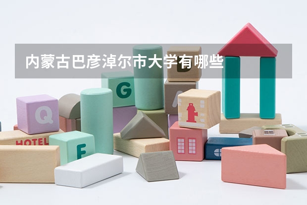 内蒙古巴彦淖尔市大学有哪些