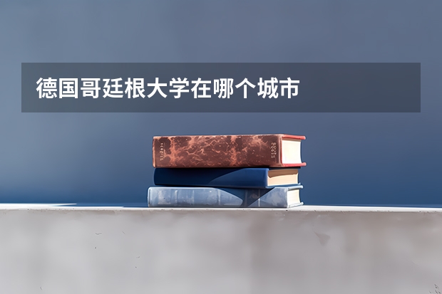 德国哥廷根大学在哪个城市