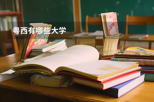 粤西有哪些大学