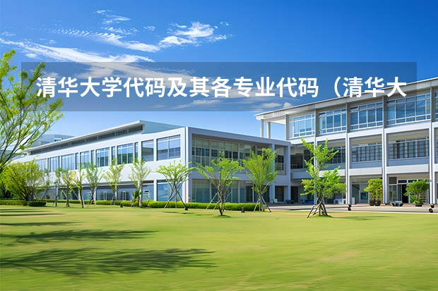 清华大学代码及其各专业代码（清华大学代码及其各专业代码）