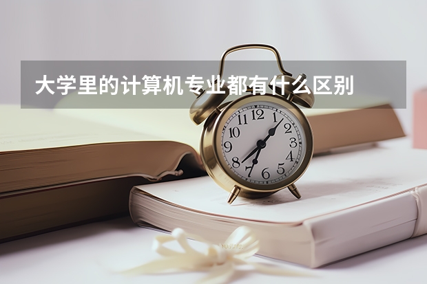 大学里的计算机专业都有什么区别