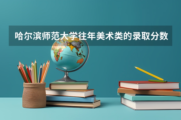 哈尔滨师范大学往年美术类的录取分数线是多少？