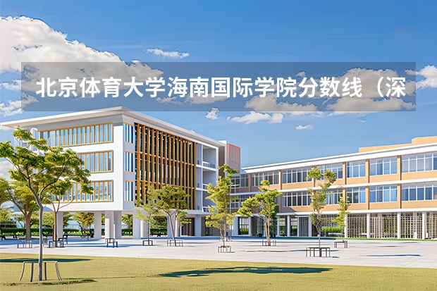 北京体育大学海南国际学院分数线（深圳大学国际本科录取分数）