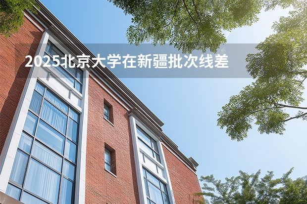 2025北京大学在新疆批次线差
