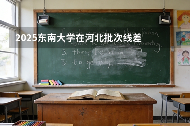 2025东南大学在河北批次线差