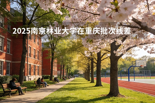 2025南京林业大学在重庆批次线差