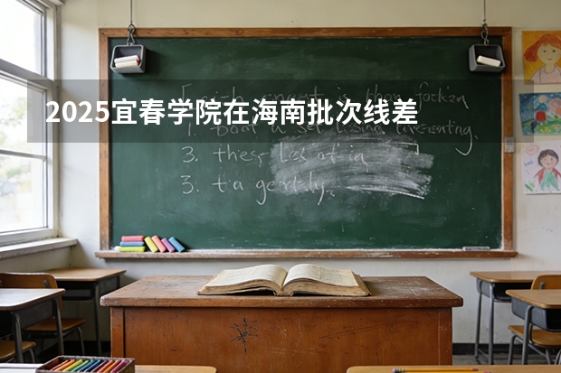 2025宜春学院在海南批次线差