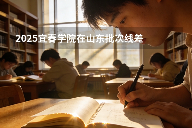 2025宜春学院在山东批次线差