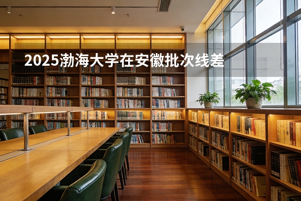 2025渤海大学在安徽批次线差