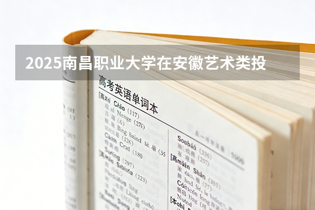 2025南昌职业大学在安徽艺术类投档分数线（2026年参考）