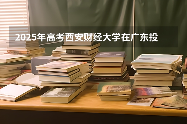 2025年高考西安财经大学在广东投档分数线（2026参考）