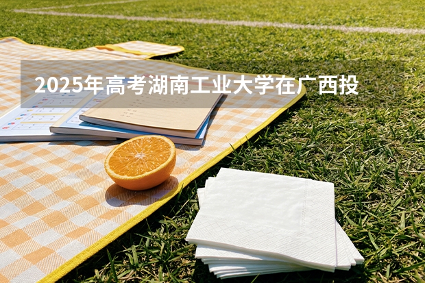 2025年高考湖南工业大学在广西投档分数线（2026参考）