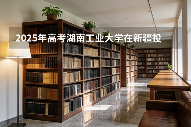 2025年高考湖南工业大学在新疆投档分数线（2026参考）