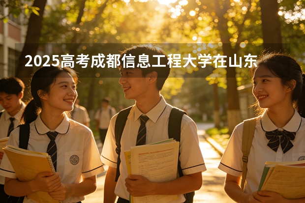 2025高考成都信息工程大学在山东各批次选科要求介绍（2026参考） 