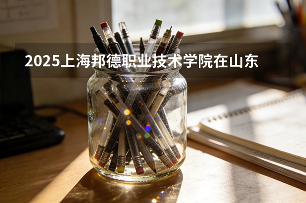 2025上海邦德职业技术学院在山东艺术类投档分数线（2026年参考）