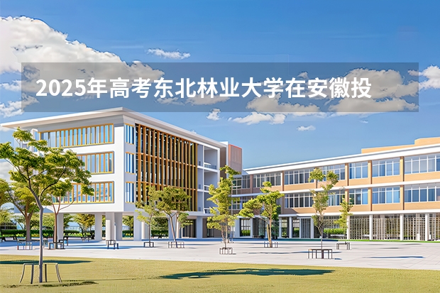 2025年高考东北林业大学在安徽投档分数线（2026参考）