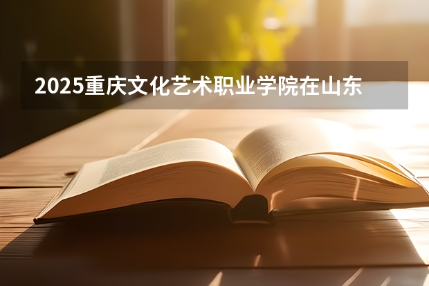2025重庆文化艺术职业学院在山东艺术类投档分数线（2026年参考）