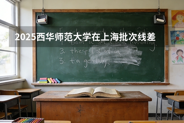 2025西华师范大学在上海批次线差