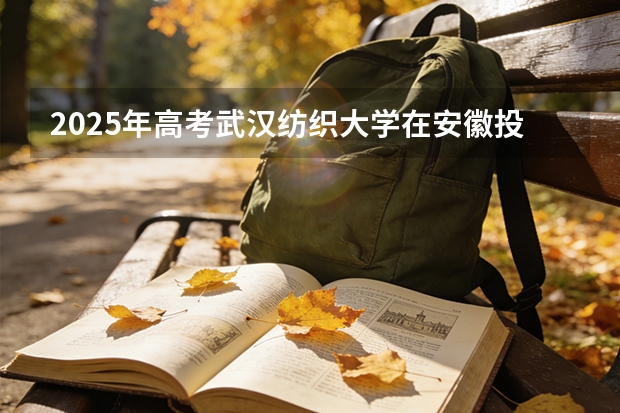 2025年高考武汉纺织大学在安徽投档分数线（2026参考）