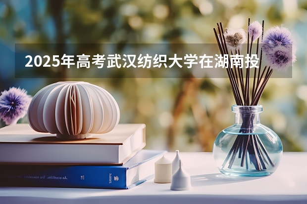 2025年高考武汉纺织大学在湖南投档分数线（2026参考）