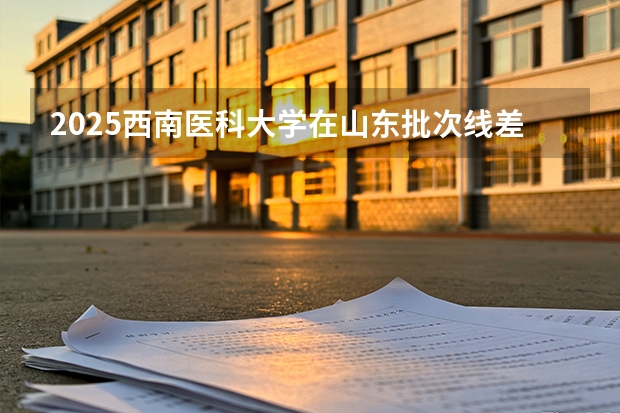 2025西南医科大学在山东批次线差