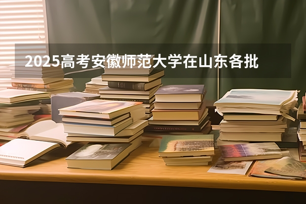 2025高考安徽师范大学在山东各批次选科要求介绍（2026参考） 