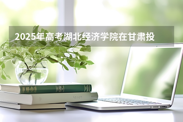 2025年高考湖北经济学院在甘肃投档分数线（2026参考）