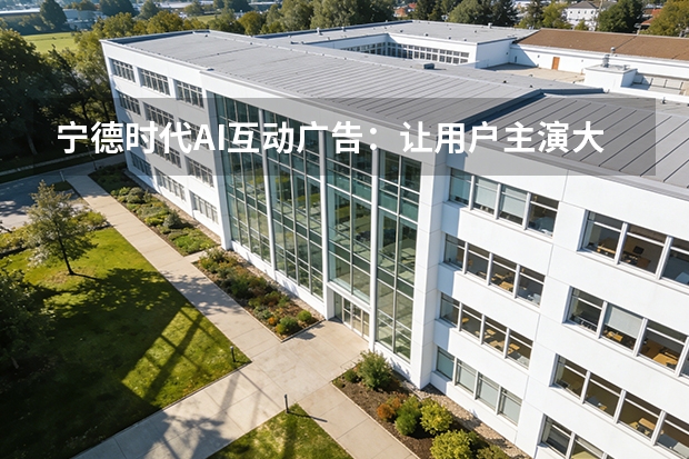 宁德时代AI互动广告：让用户主演大片引爆社交裂变