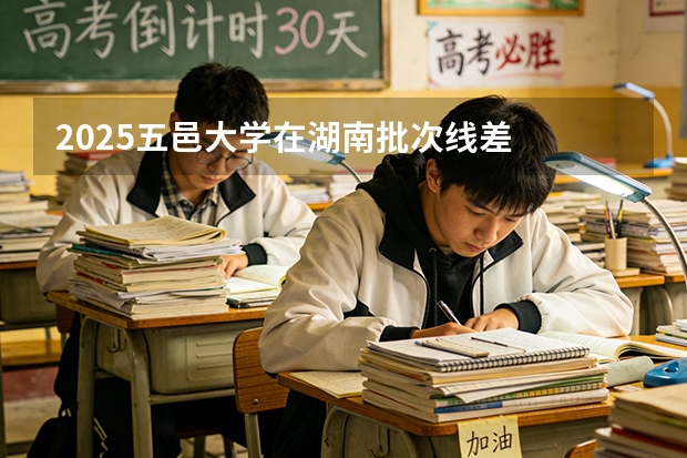 2025五邑大学在湖南批次线差
