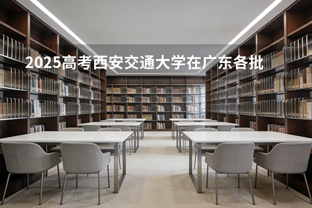 2025高考西安交通大学在广东各批次选科要求介绍（2026参考） 