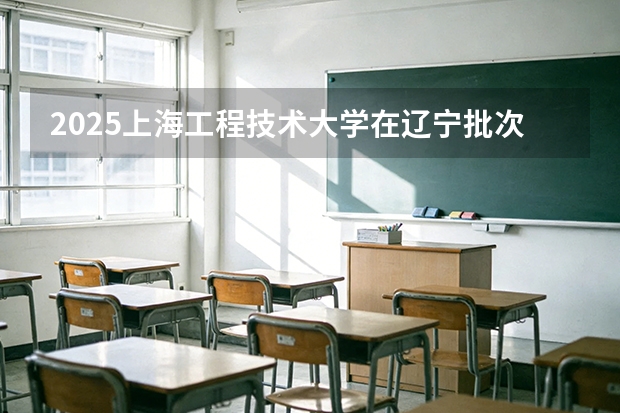 2025上海工程技术大学在辽宁批次线差