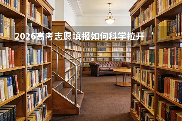 2026高考志愿填报如何科学拉开‘冲稳保’梯度降滑档风险