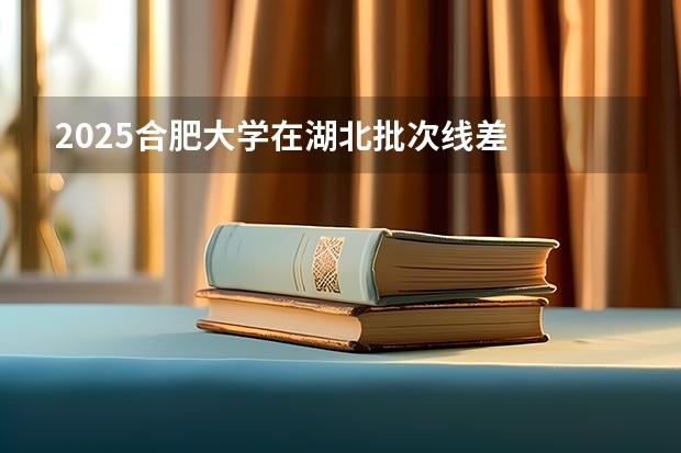 2025合肥大学在湖北批次线差