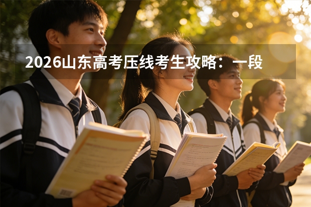 2026山东高考压线考生攻略：一段线442分附近怎么填才有学上