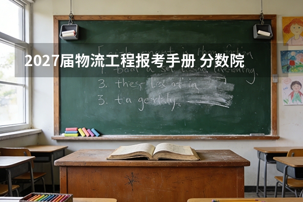 2027届物流工程报考手册 分数院校就业三件套
